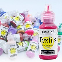 쉴드 텍스타일 DIY 섬유 패브릭 염색 염료 물감 낱색 37ml, P-35 Pearl Green