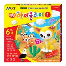 아모스 탱탱 아이클레이 1, 혼합색상, 108g