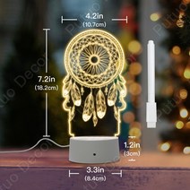 네온사인 무드등 간판 네온조명 led 카페 펍 술집 Putuo 아크릴 노트 보드 라이트, 1pc 따뜻한 아크릴, acf0001