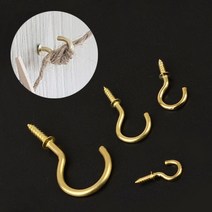 벽고정 나사 고리 가랜드 모기장 캐노피 설치 후크 천장 모빌 걸이 천정, 사이즈, 대