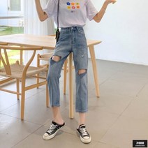 가바바 여성 빅사이즈 청바지 꾸민듯 안꾸민듯 이게 멋있잖아 데님바지 G47564