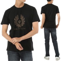 [벨스타프] 22FW COTELAND 로고 프린팅 반팔 티셔츠 71140347 90000