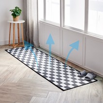 모두의러그 체크 3D 에어매쉬 멀티매트 65X230