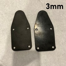 스케이트보드 CX4 서핑 스케이트 PU 라이저 패드 카빙 랜드 트럭 표준 6mm 높이 충격 흡수 공급 2 개, 02 2-piece 3mm