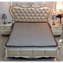 [보성삼베] 38년전통 대마100% 국내생산 천연 삼베 패드 카페트 여름 침구 이불 - 연그레이