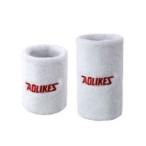 손목운동기구 전완근운동 파워볼 악력기 체육관 요가 코튼 땀 손목 밴드 스포츠 지지대 테니스 배드민턴 달리기 1 개, 8cm, White