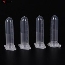 테스트듀브 100Pcs 2ml 마이크로 원심 분리기 튜브 테스트 유리 병 투명 플라스틱 컨테이너 스냅 캡 실험실 샘플 견본 저장소