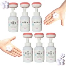 깨끗한손 플라워 버블 핸드워시 꽃모양 손세정제 거품 본품6개 300ml IN BIO, 라임향 6개, 6개