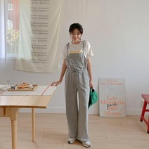 겟잇미 제믈미 포켓 봄 여성 끈나시 점프수트