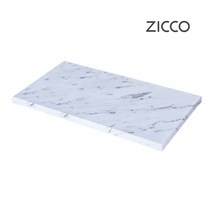 ZICCO 지코 멜라민 화이트 마블 느낌 플레이팅 트레이 스탠드 초밥 스시 홈 카페 베이커리 진열 치즈보드 식기, 1개, 03)직사각 트레이 3호(대형)