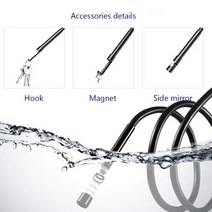 어군 탐지기 안드로이드 내시경용 비디오 검사 카메라 렌즈 HD IP67 어군 탐지기 코드 튜브 Mirco USB C, 06 10M