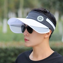 깔끔한 빅챙 남녀 와이드 골프 스포츠 썬캡, 네이비
