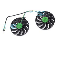 ASUS Radeon RX5700 XT 듀얼 EVO OC STRIX RX5500XT 2pcs 95MM T129215SU FDC10U12S9-C PLD10010S12HH GPU, 02 T129215SU