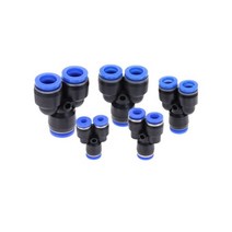 공압 피팅 PY/PU/PV/PE/HVFF/SA 공기 수도관 및 파이프 커넥터 직접 추력 4 ~ 12mm 플라스틱 호스 퀵 커플, 03 PY_03 Tube 8mm