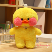 PKTOYS 재밌고 사랑 스럽고 시크 한명절 선물 빵빵 오리 인형 생일 스마스 선물30CM, 러버덕, 30cm