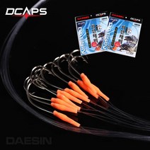 디캡스 캡스 우럭바늘 10본 열기채비 갈치 우럭낚시 지선채비 농어 낚싯바늘, 캡스 우럭지선채비