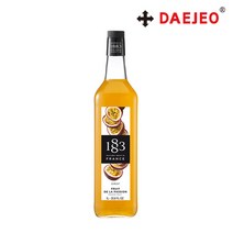 1883 패션후르츠향시럽1000ml 칵테일 카페시럽 에이드, 1g, 1개, 1ml