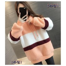 L.ONLINE SHOP여성 양털 후리스 플리스 후드티 뽀글이 빅사이즈 후드티 후드집업 후드코트 힙합패션