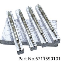 스파크플러그 예열 점화쌍용 ORIGINALE ACTYON KORANDO C RODIUSCOD Korando New Actyon 용 4pcs 글로우 플, 한개옵션0
