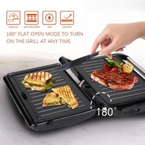 오븐 피자기계 업소용 기 전기 샌드위치 메이커 그릴 플레이트 파니니 750W 요리 주방 가전 아침 식사 와플 기계 토스터 철 팬 붙지 않는, 220V+기타+JP