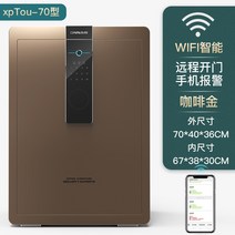 오네스 가정용금고 이중철제금고 약품금고 가정집금고 명품금고 서류금고 다이얼금고 지폐보관함 작은 소형 금고 지문인식금고 개인 내화금고 미니, 22.xpTou-70 커피 골드