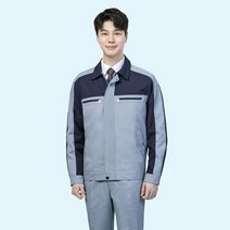 에이스 작업복상의 ACE-901 춘추복 근무복 자켓 점퍼, L, L