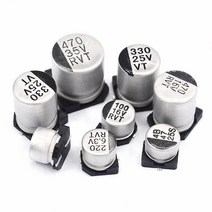 자동차 슈퍼 캐패시터20ps SMD 전해 커패시터 알루미늄 6.3V 10V 16V 25V 35V 50V 1UF 2.2UF 4.7UF 330UF, 16 25V 220UF