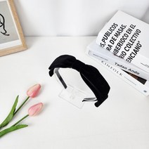 무이토린다 포시즌 벨벳 왕리본 헤어밴드