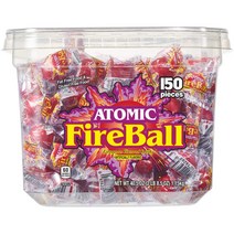 150 Count (Pack of 1) Ferrara Candy Atomic Fireballs 40.5 Ounce, 1