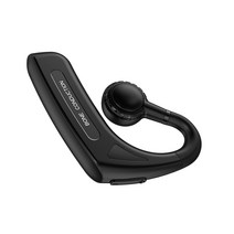 JC M618 골전도 스테레오 귀걸이형 스포츠 블루투스 이어폰 (블랙/블루/레드/그린), 블랙