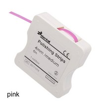 연마 샌딩 광택 1 롤 치과 스트립 4mm 수지 치아 치간 연삭 표면 미백 도구 재료, [01] Pink