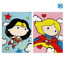DIY 보석십자수 DC코믹스 원더우먼 슈퍼걸 13X18, 본상품선택