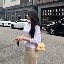 언발 오프숄더 가오리 박스티 3color