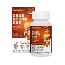 (주)네추럴에프앤피 2공장 내츄럴플러스 - 밀크씨슬 멀티미네랄 비타민 900mg x 90정, 1개