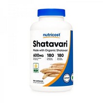 Nutricost 샤타바리 Shatavari 600mg 180캡슐