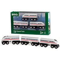 BRIO WORLD 생기 사운드가있는 고속 열차 33748