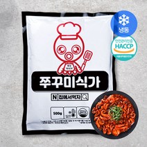 집에서먹자 쭈꾸미식가 500g 2팩 매콤한 쭈꾸미볶음 총 1kg, 2개, 500g(1개)