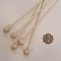 밍블랑 셀프인테리어 디퓨저재료 모음 DIY 디퓨저 공병 섬유스틱 리필오일 디퓨저스틱, 1개, 우드볼스틱(롱) 10개