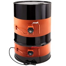 드럼히터 드럼밴드 히터 오일 바이오 디젤 플라스틱 금속 배럴 가스 탱크 110v 220v20-200l 실리콘 밴드 담요 w온도 컨트롤러 열 패드, 주도 디스플레이 제어, 250x1520mm 2000w