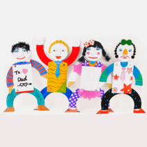 종이관절인형 만들기세트 움직이는 종이인형 꾸미기 세트