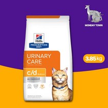 (당일출고) 힐스 캣 c/d cd 3.85kg 고양이 유리너리케어 비뇨기계 처방식사료