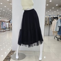 지컷 지컷 패턴 샤 플리츠 스커트 7211335102