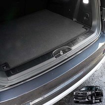 JS automotive 기아 모하비더마스터 차량전용 실내 흠집방지 트렁크범퍼 패널 카본튜닝 몰딩 인테리어 랩핑 용품, 모하비더마스터 트렁크범퍼_카본