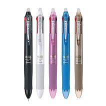 파이롯트 프릭션 볼 4색 볼펜 지워지는 멀티펜 0.5mm, 블랙