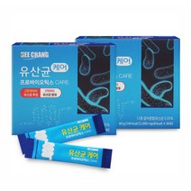 유산균 케어 프로바이오틱스 스틱 2천억마리 생유산균 신바이오틱스 혼합유산균 장건강 딸기맛 온가족, 30포_ 2개