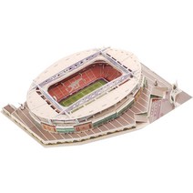 캐릭터인형3D 경기장 퍼즐 모델링 키트 어린이 성인 13.78x11.81x3.94in (Color : Anfield Stadium), 05 Emirates Stadium