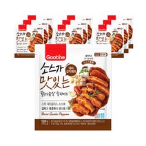 굽네 소스가 맛있는 닭가슴살 슬라이스 데미갈릭페퍼 120g, 10팩