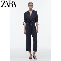 ZARA 자라 어드저스터블 웨이스트 롱 점프수트