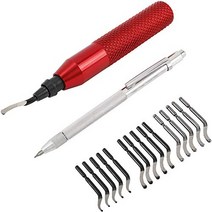 교체를 위한 15개의 고속 강철 로터리 버 제거 블레이드가 있는 툴리 디버링 도구, 1개