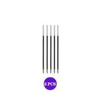 6 색 펜 크리에이티브 여러 가지 빛깔의 볼펜 5 1 자동 연필 다기능 사무실 학교 공급, [10] 5피스 purple refill